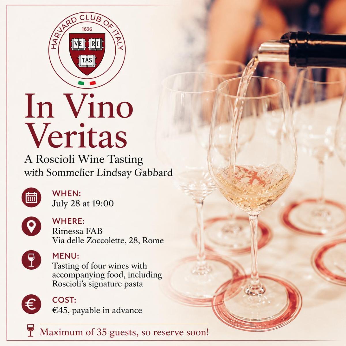 In Vino Veritas flyer